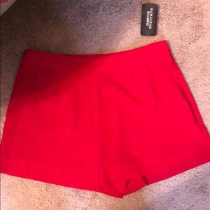 SMALL HIGH WAISTED RED SHORTS